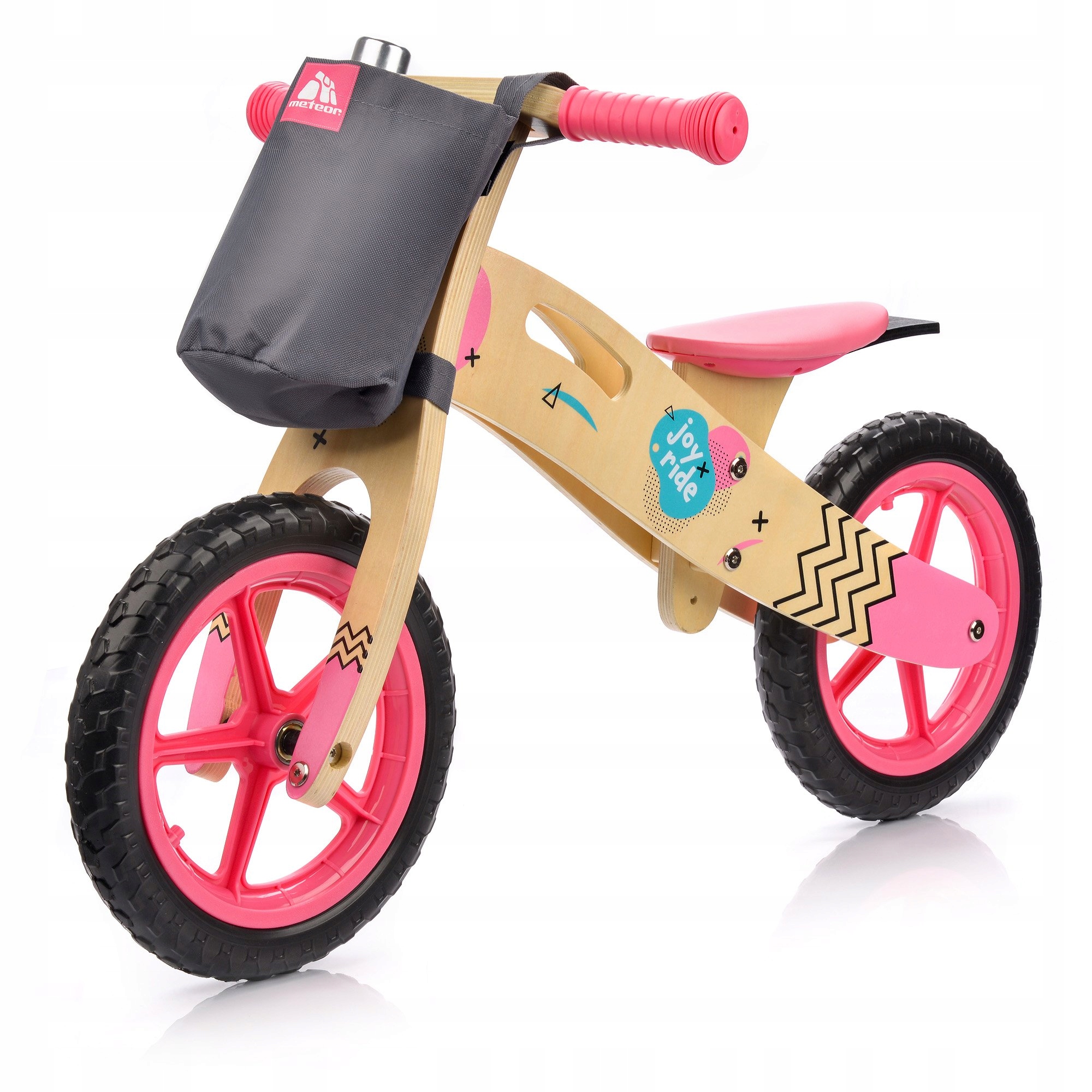 

Rowerek Biegowy Drewniany Meteor Joy Ride dzwonek