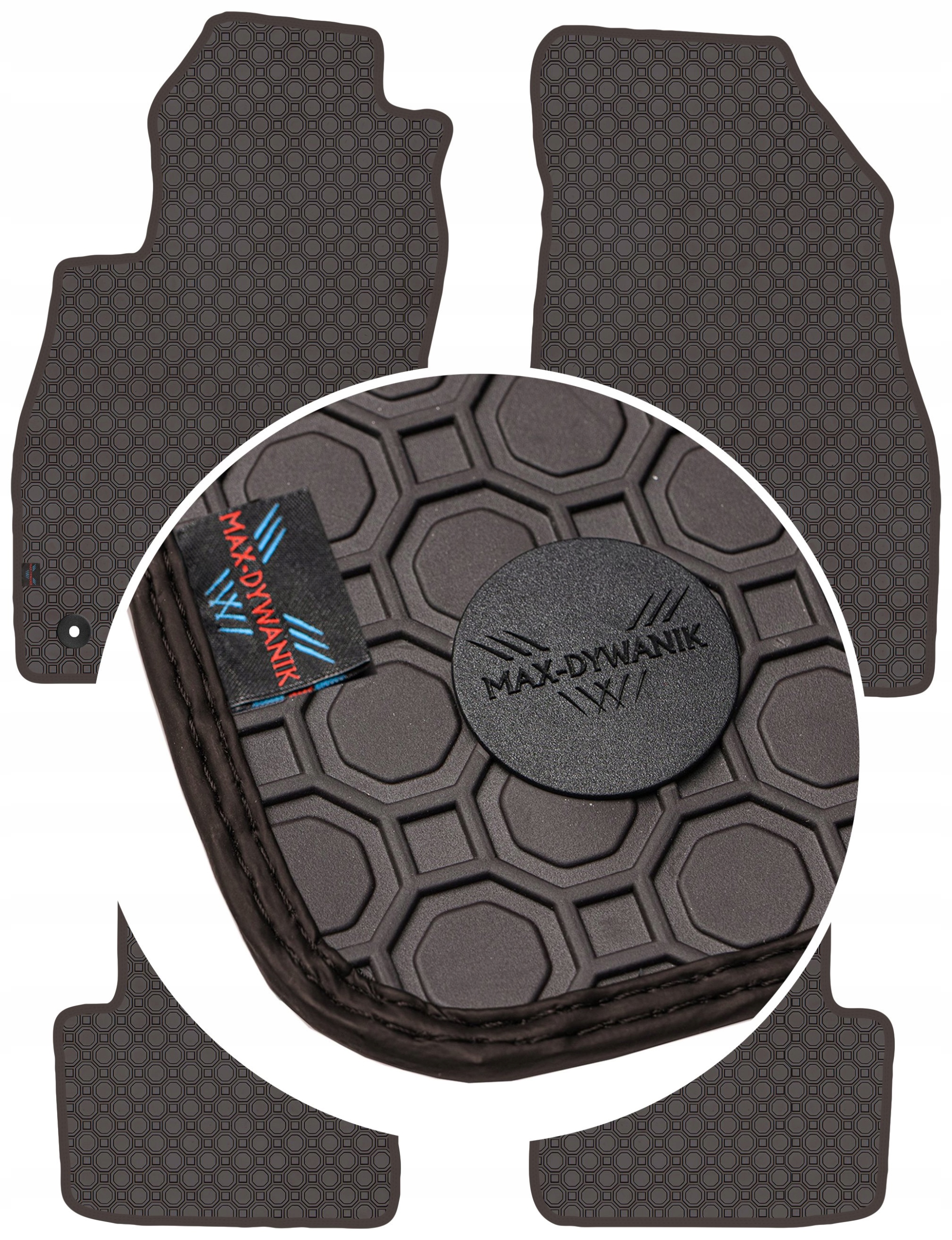 Opel Corsa D 2006-2014 Koberce Hnedé