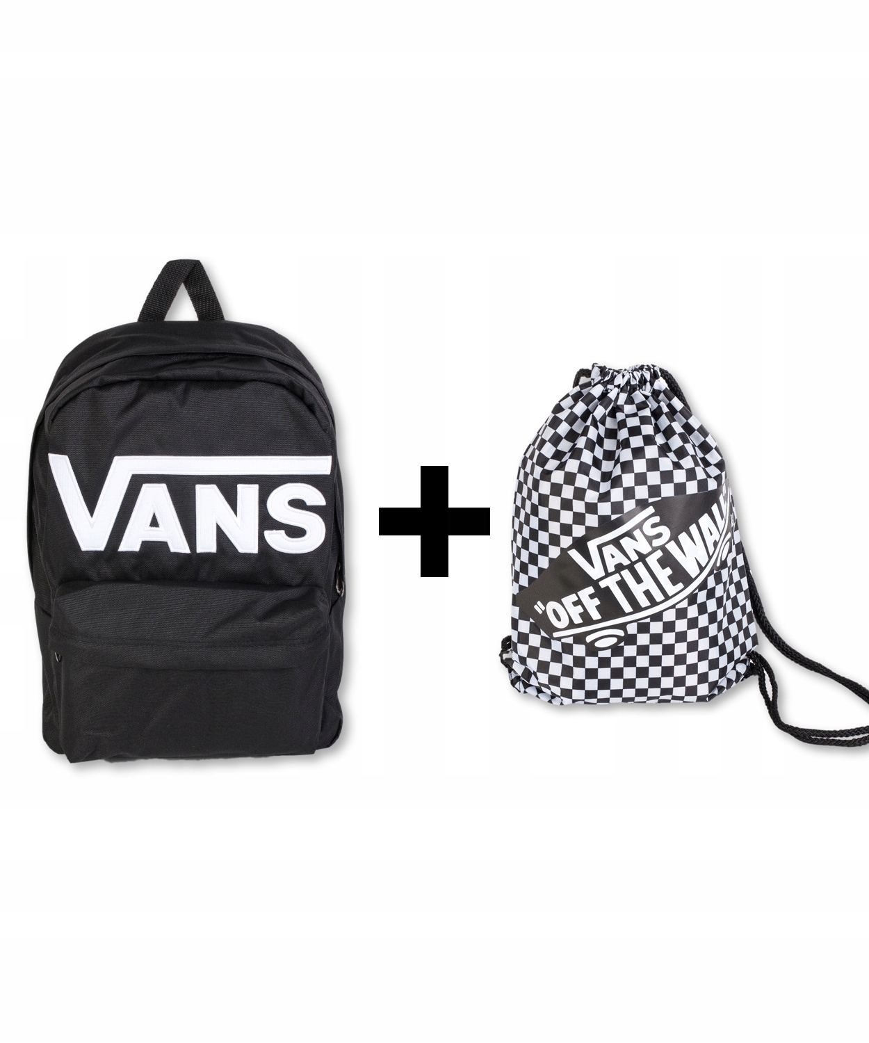 

Zestaw Vans Plecak Old Skool III Blk+Worek Blk/Wht