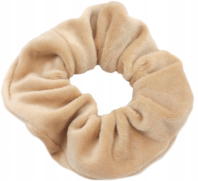 

Gumka Do Włosów Scrunchie Welurowa Jasny Beż