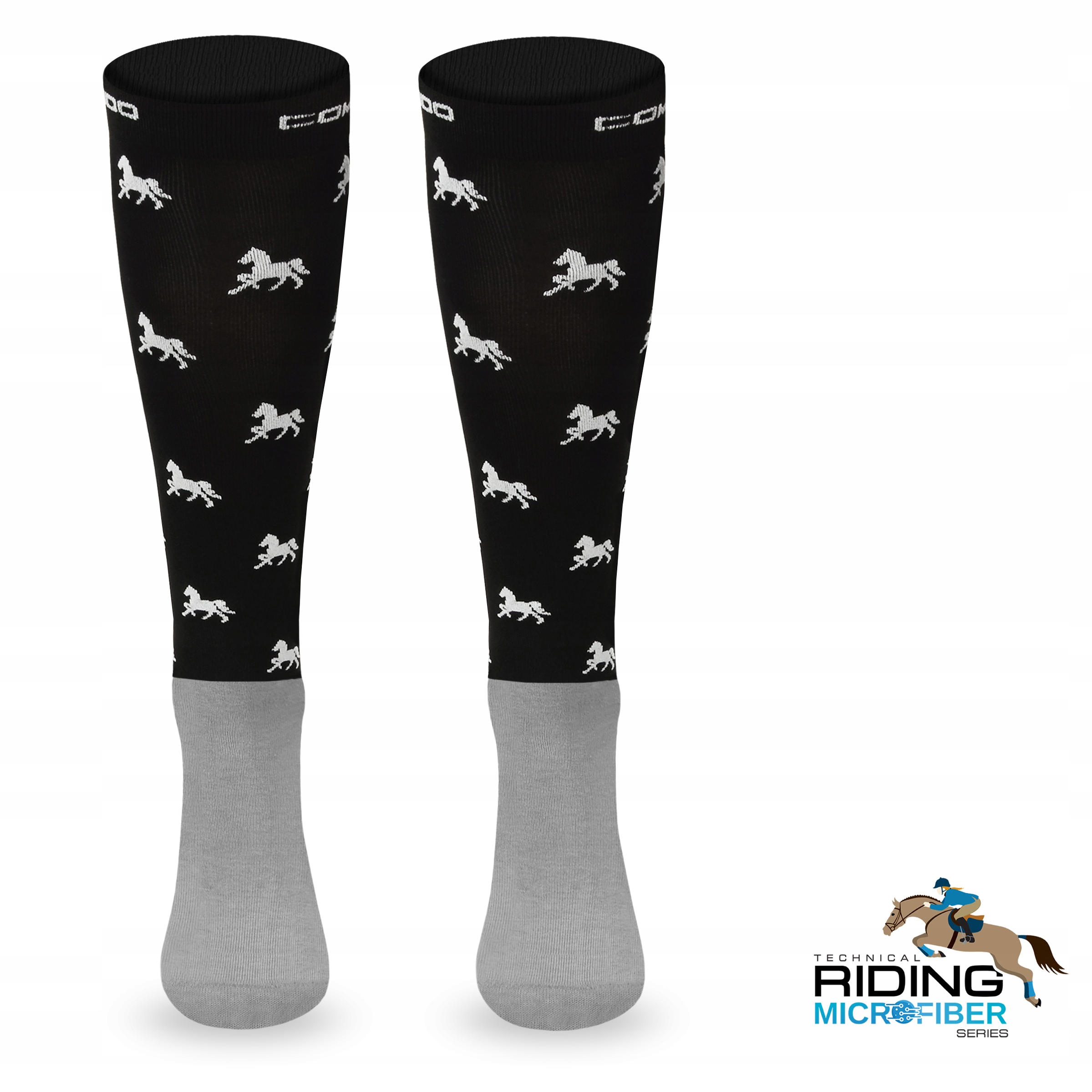 Wygodne podkolanówki jeździeckie na lato z mikrofibry od Comodo 39-42 Kolekcja Podkolanówki jeździeckie z mikrofibry