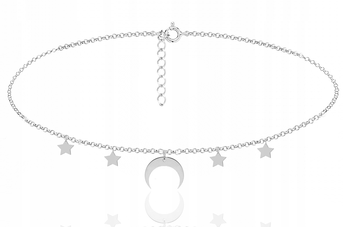 

Choker Celebrytka Księżyc Półksiężyc Gwiazdka