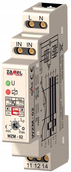 Soumrakový automat na kolejnici WZM-02 Zamel