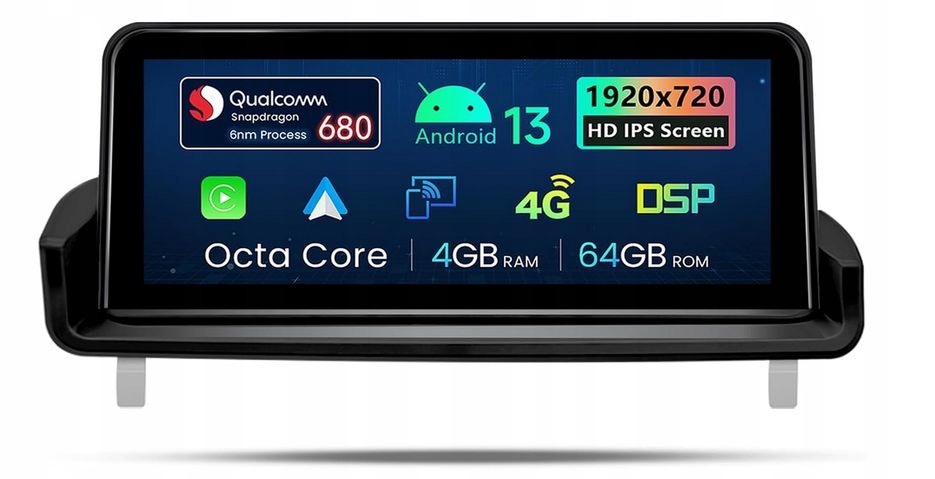 Radio Uckazy Android 10,25"do Bmw E90 z mocowaniami CCC 6G 128G