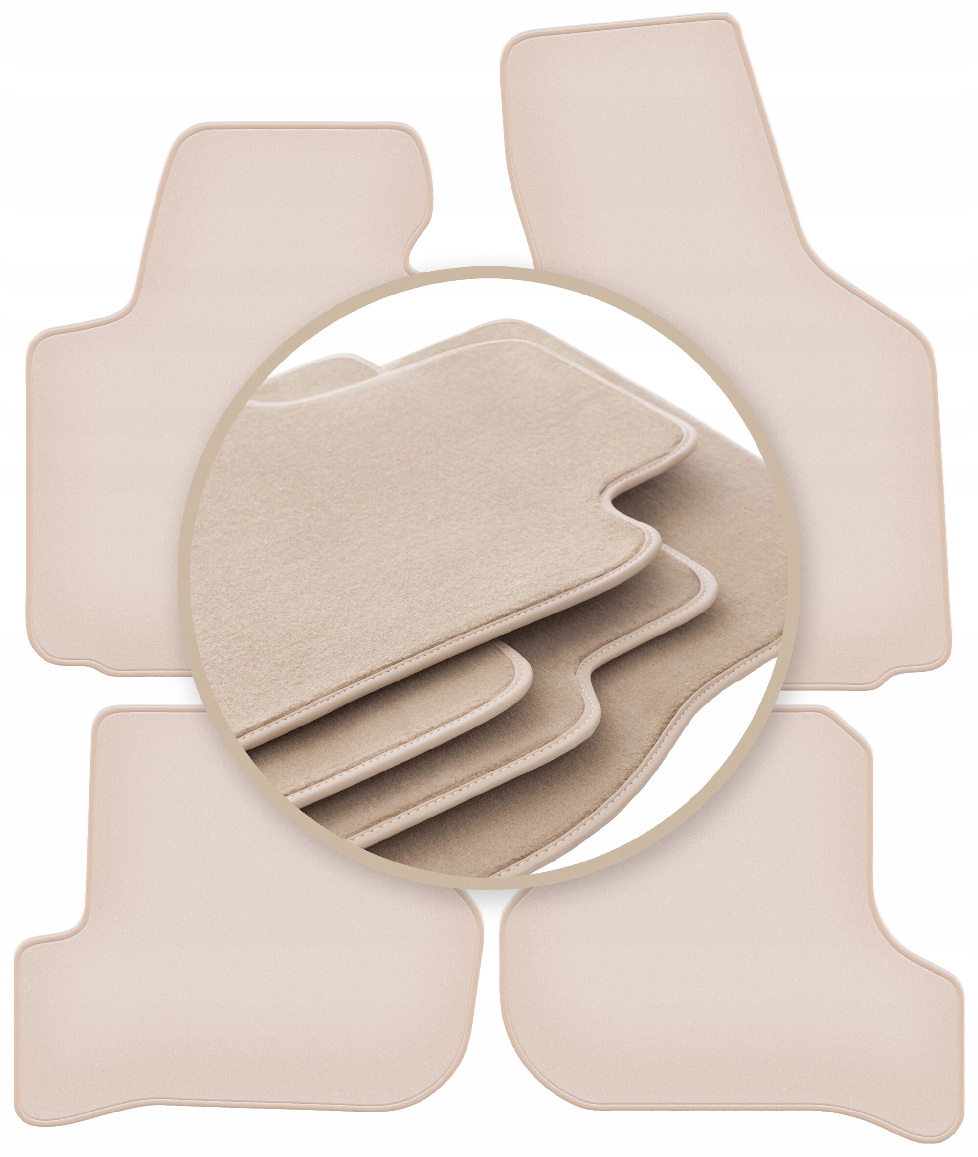 Velúrové koberčeky 10 mm Premium pre: Seat Leon II hatchback 2005-2012