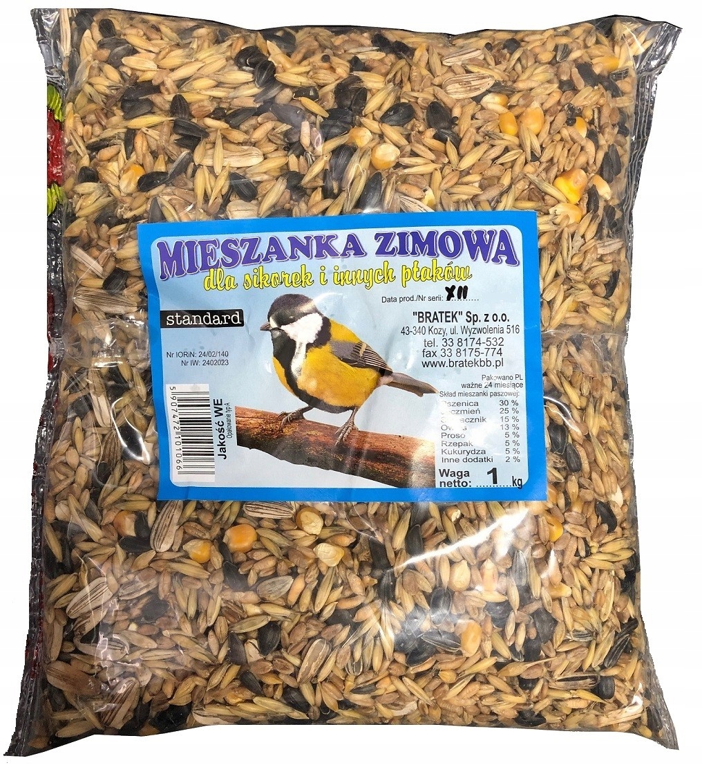 

Karma mieszanka Zimowa dla sikorek 1kg