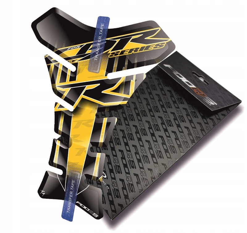 Tank-pad od firmy Fooqs pro Honda Cbr 125 250 600 1000 Rr Žlutý