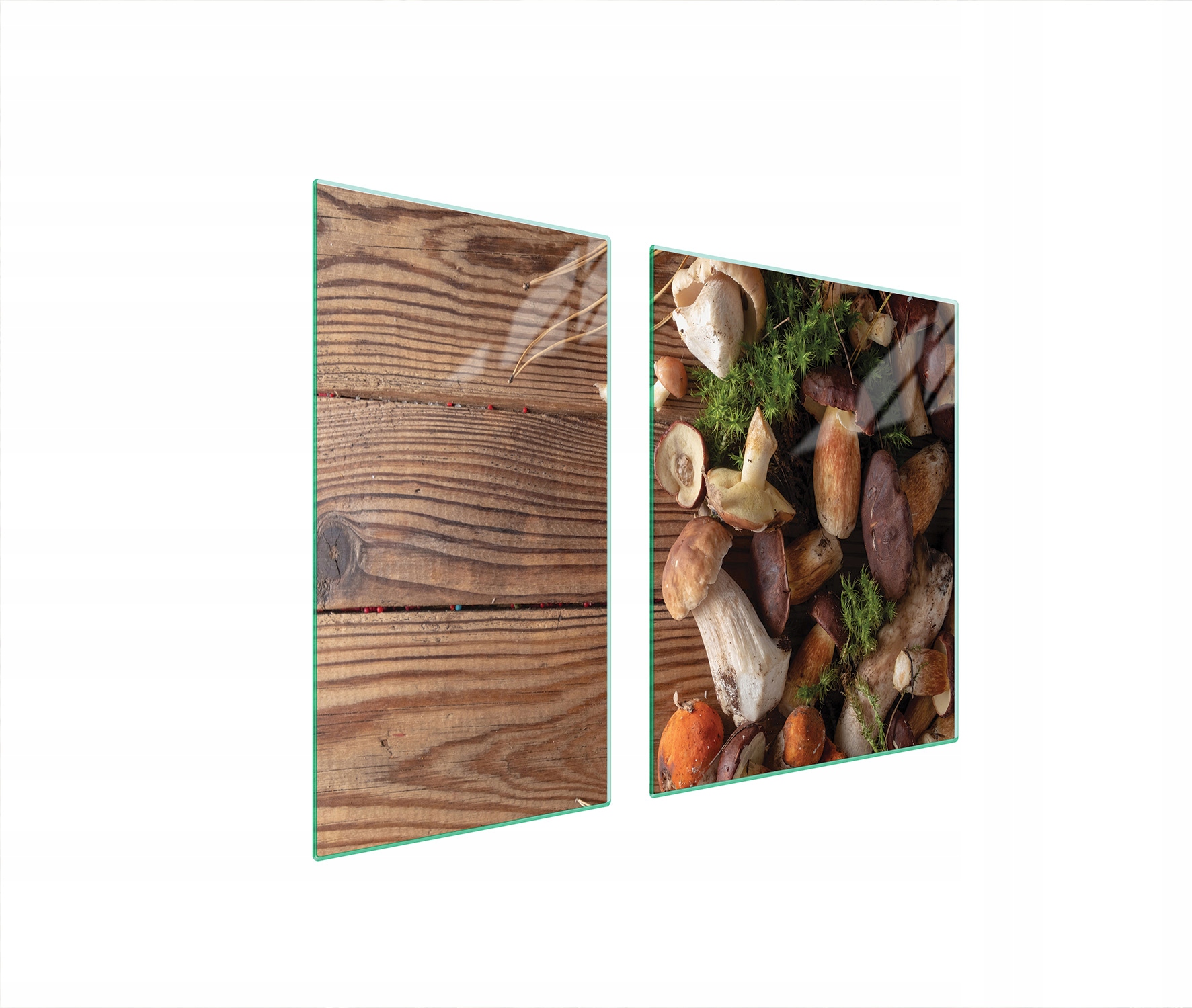 Ochranná Skleněná Deska Na Sporák 90x52 Houby Tvrzené Sklo