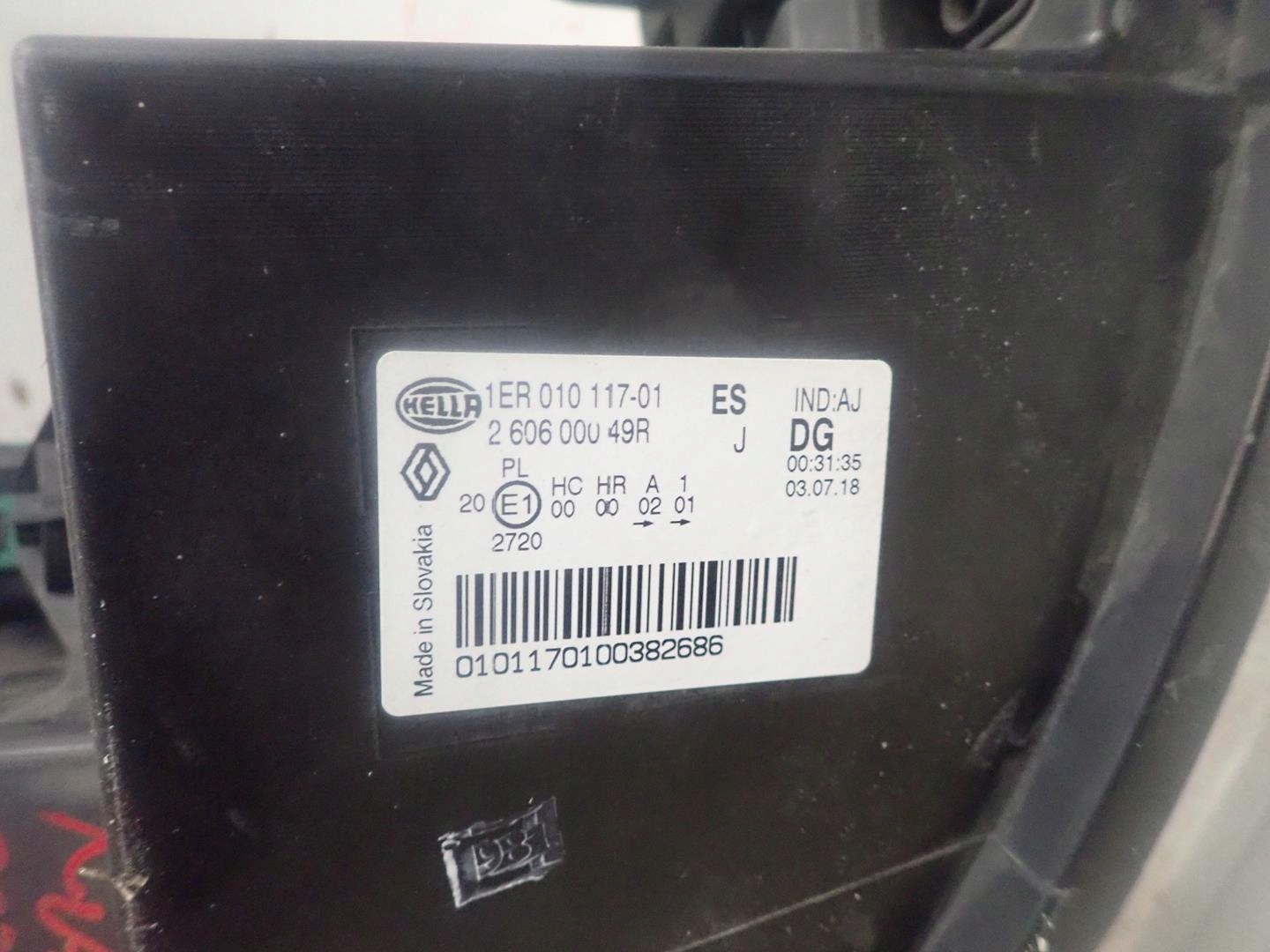 light front left RENAULT MASTER III MOVANO B 2010