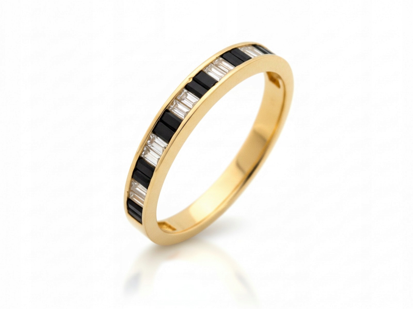 Prstýnek ze zlata 585 s módním zirkonem, 14 karátů