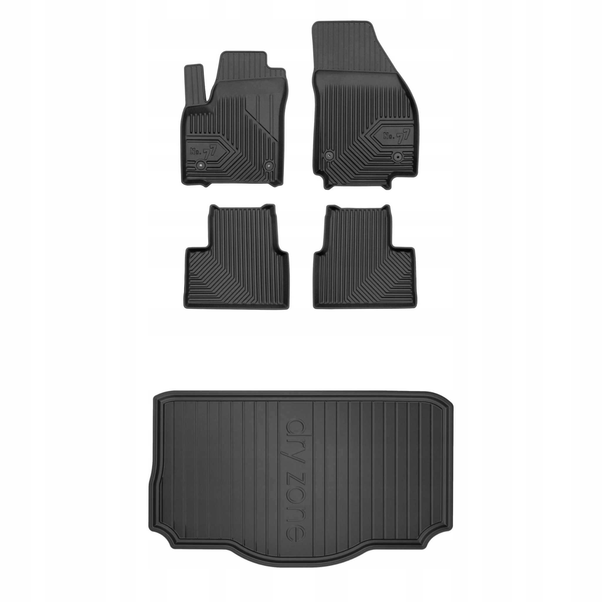 Sada gumových kobercov a rohoží pre Opel Meriva B