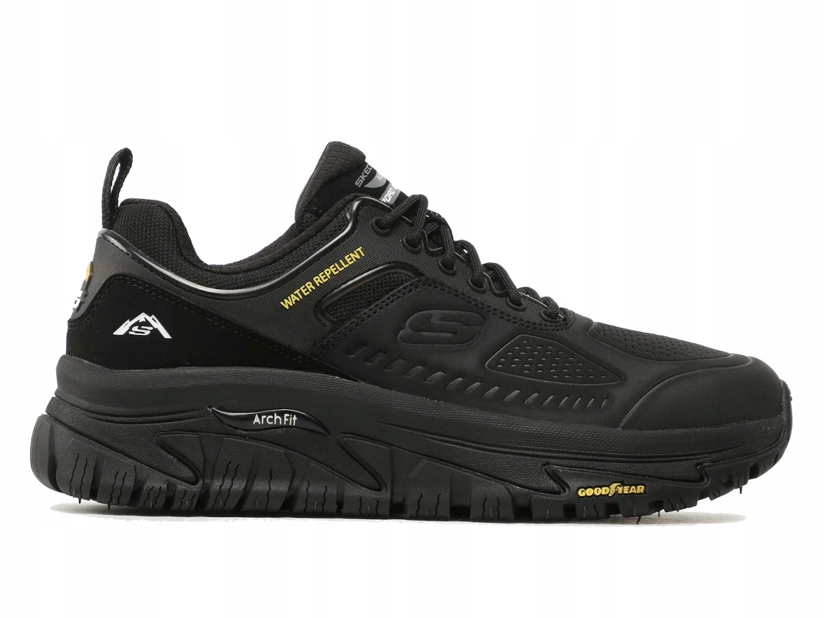 Pánské boty Skechers Arch Fit 237333-BBK černé sportovní trekové 42
