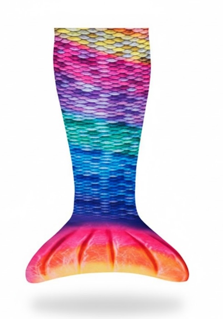 Deka Ocas Mořská Panna Duhový Fleecový Spací Pytel Pro Děti Deka Mořská Panna 130 X 60 CM