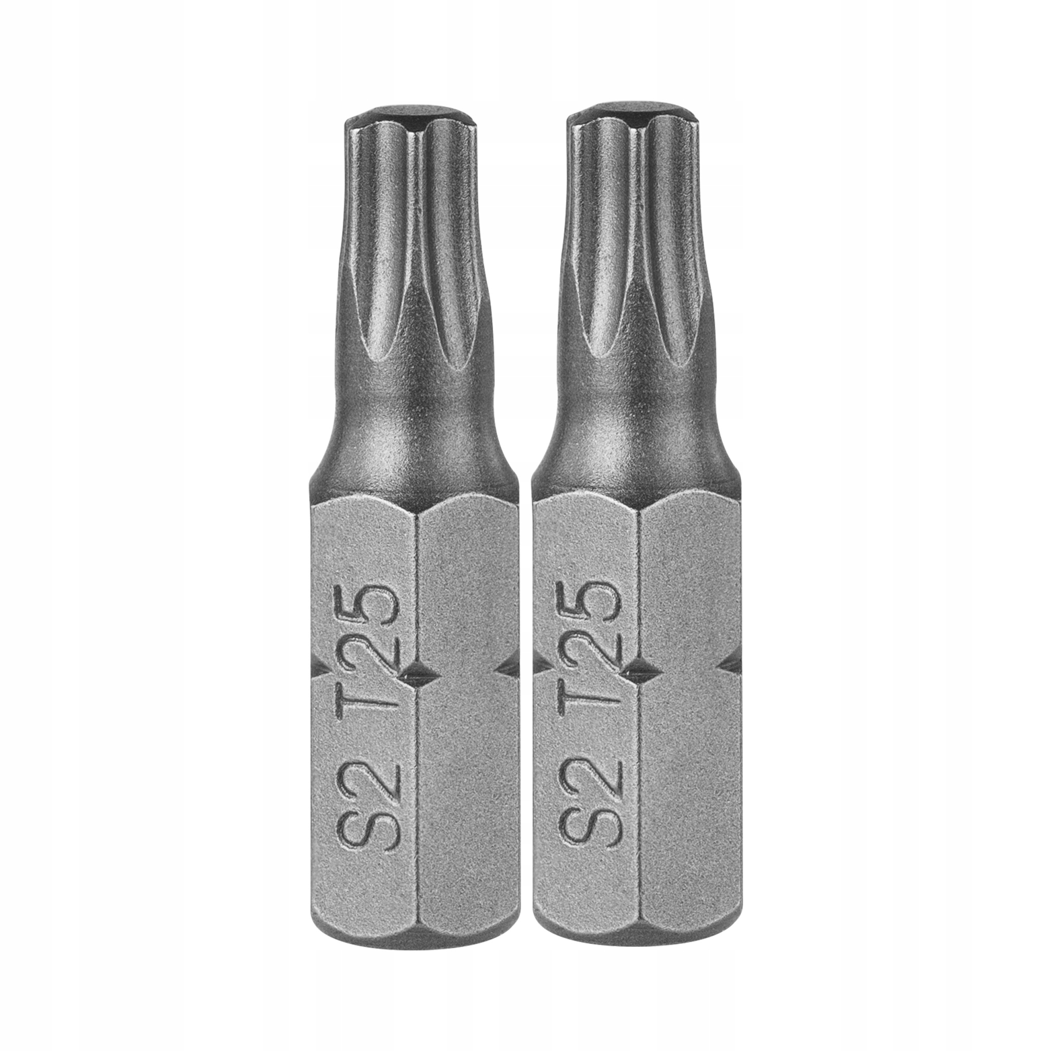 Końcówki do wkrętarek bity torx TX 25 KLIMAS 2szt. Grubość nasady bitu 1/4