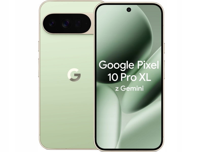 Smartfon Google Pixel 10 Pro XL 16/256GB 120Hz 50Mpix jadeitowy zielony