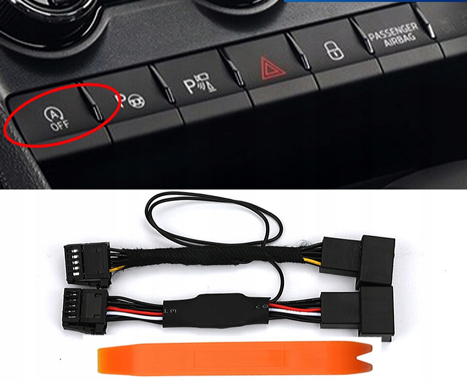 Deaktivátor Vypínač Systému Start Stop Škoda Kodiaq Karoq 2016-2023