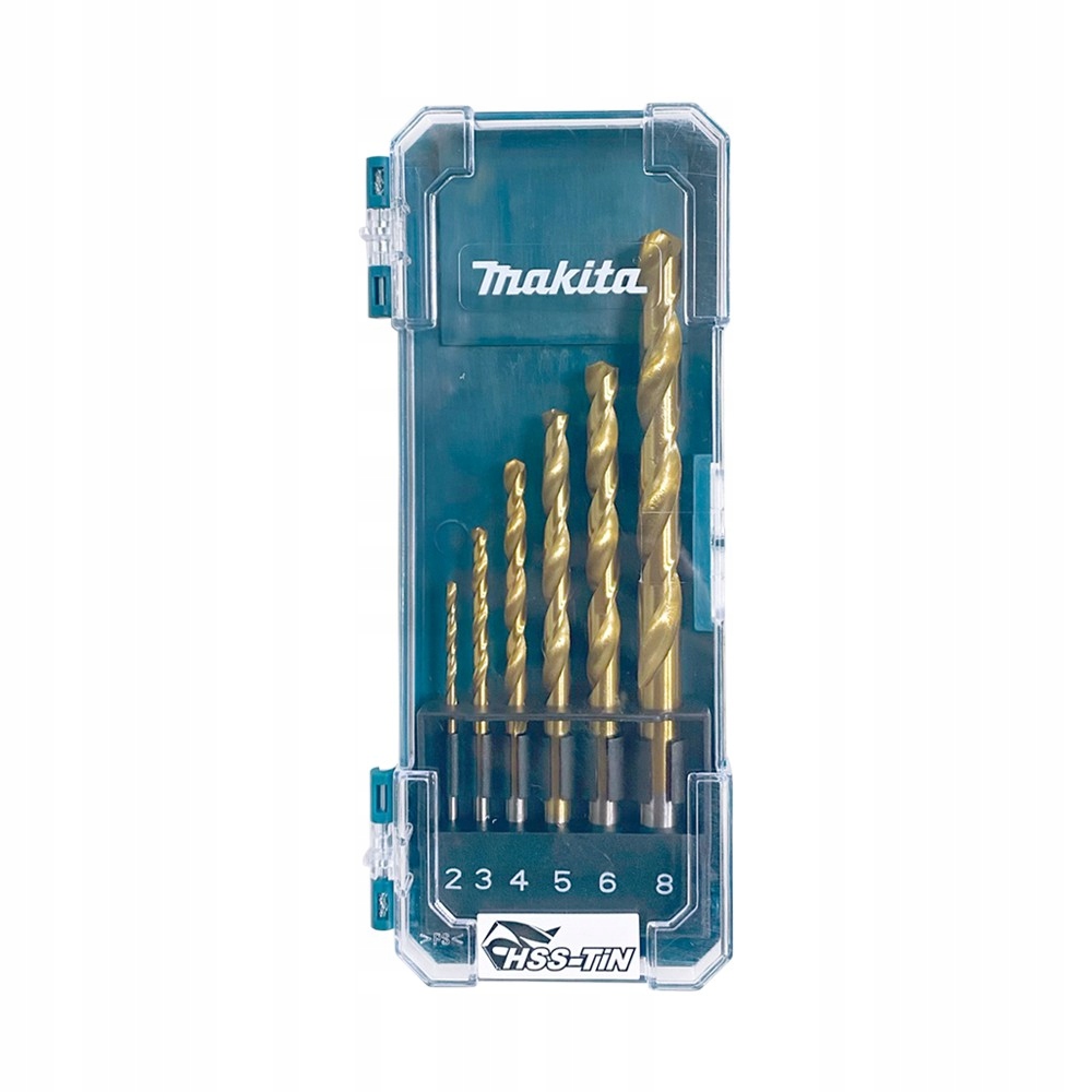 

Makita D-72833 Zestaw Wierteł HSS-TiN 6 Szt