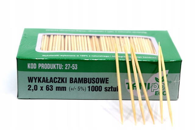 

Wykałaczki bambusowe LUZ/1000 sztuk