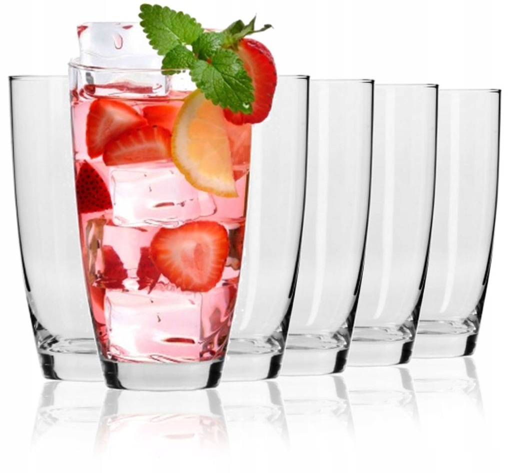 

Duże szklanki napojów wody Krosno Mixology 500ml