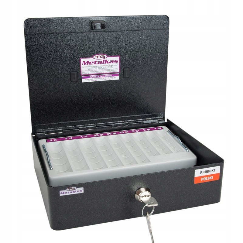 

Kasetka kaseta Metalowa Na Pieniądze TG11WL grafit