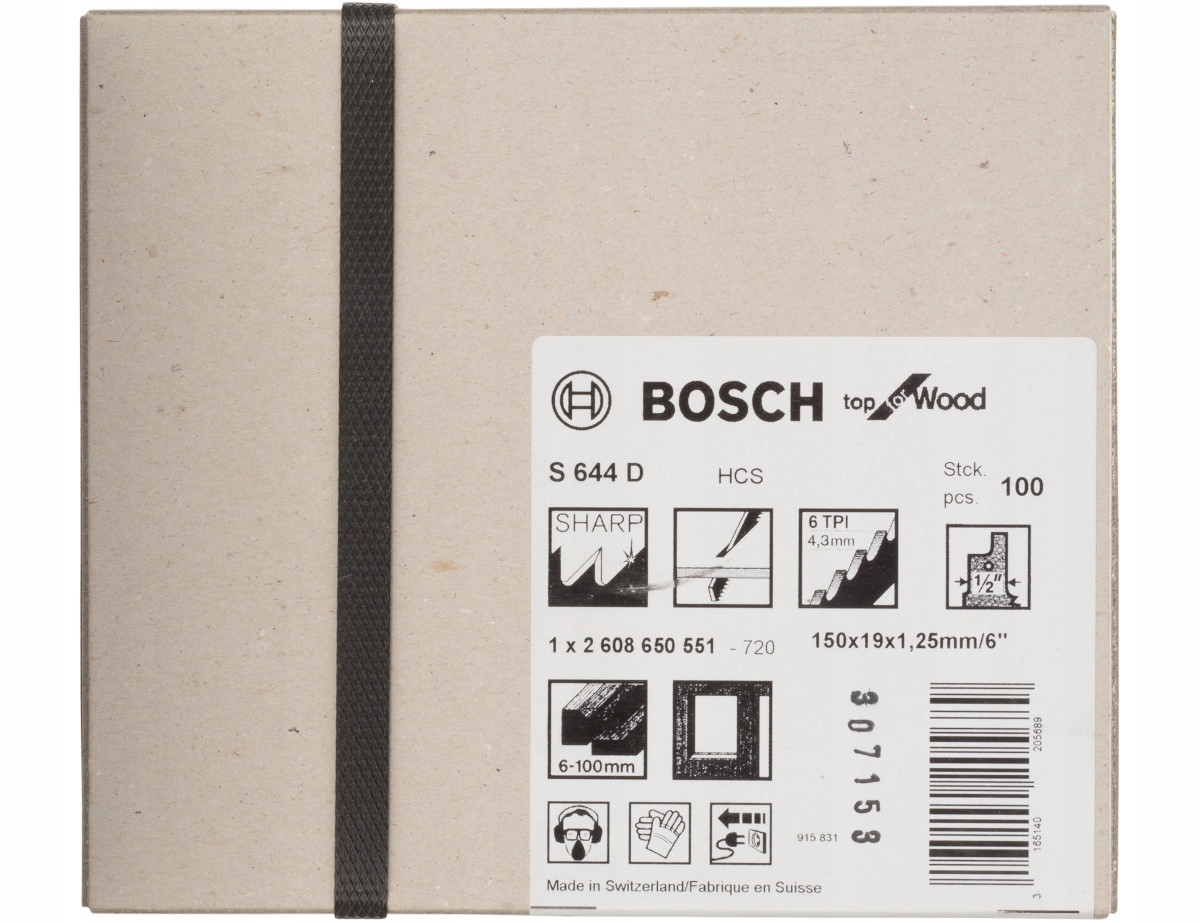 ZESTAW 100 BRZESZCZOTÓW DO DREWNA S 644D BOSCH Marka Bosch