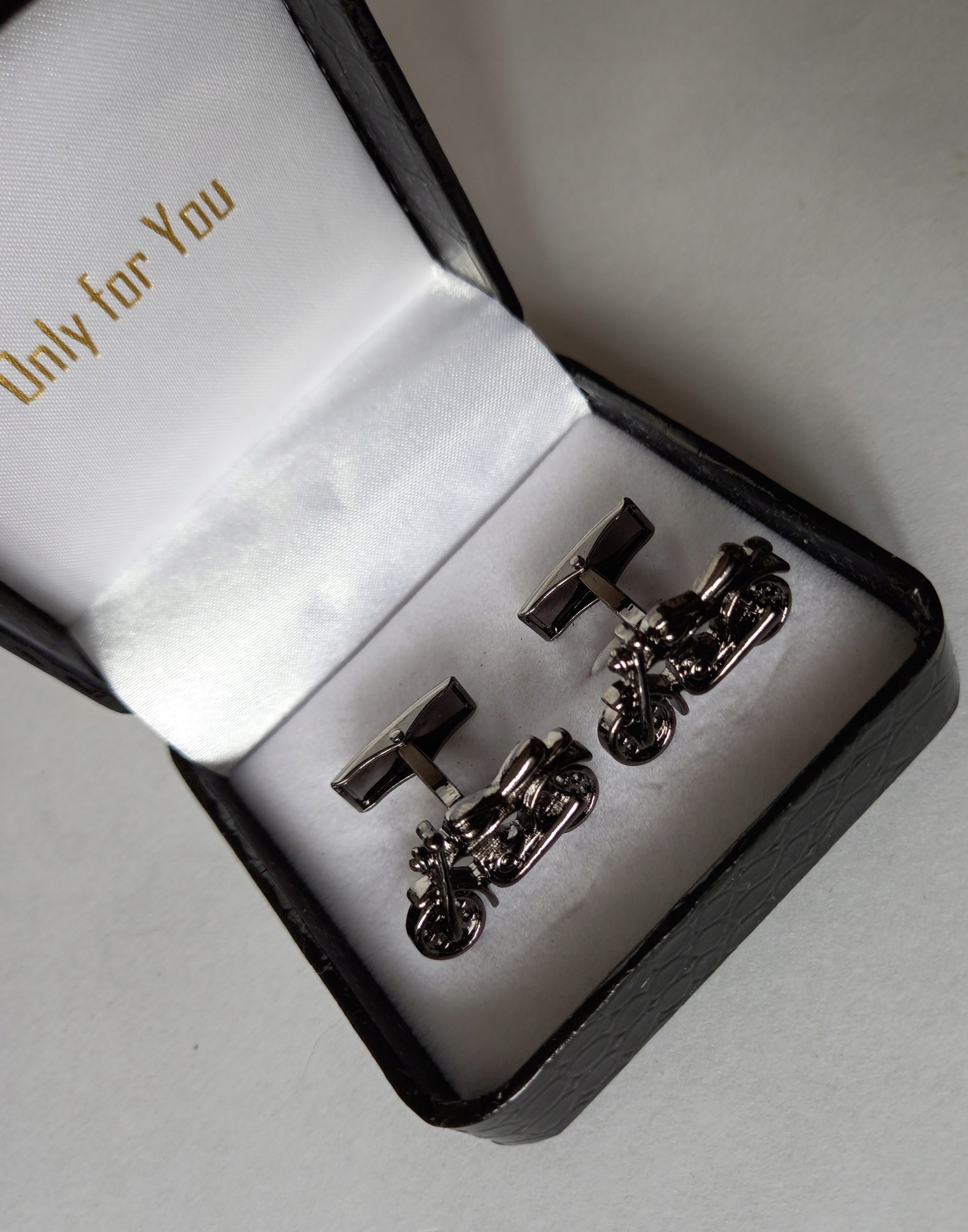 Manžetové knoflíčky Exciting Motor Motocykl titan