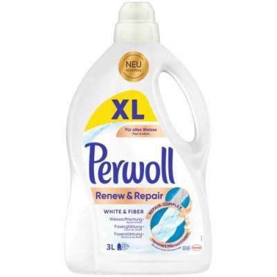 Levně Perwoll Renew White XL 3L 50 praní tekutý prací prostředek na bílé prádlo