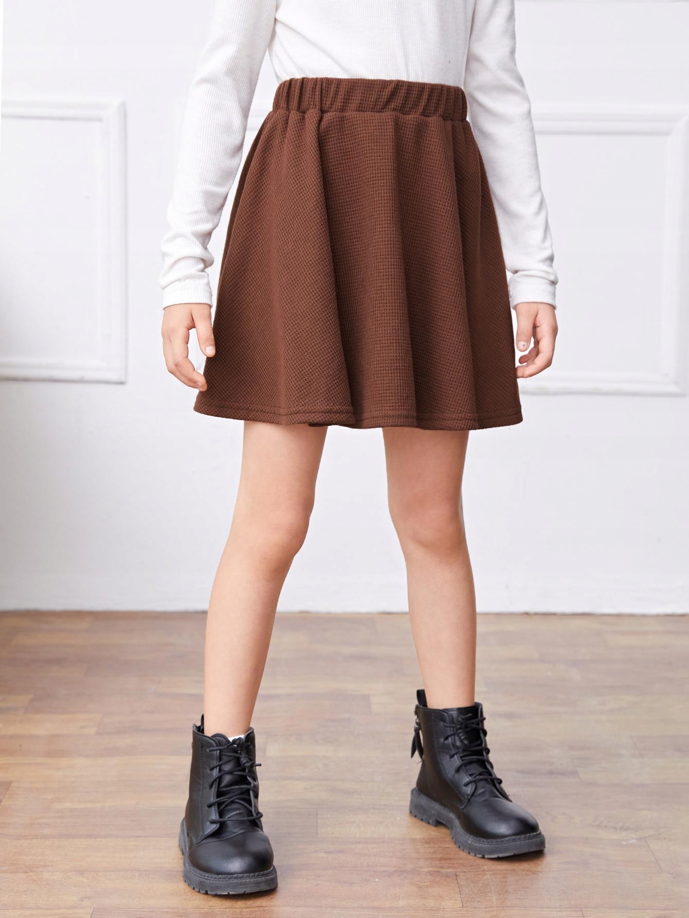 SPÓDNICZKA MATERIAŁOWA 122 IC92307 *SHEIN DZIEWCZĘCA