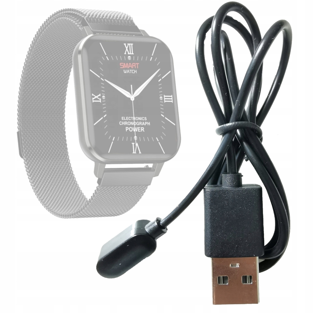 ŁADOWARKA KABEL PRZEWÓD USB SMARTWATCH NO. 1 DTX
