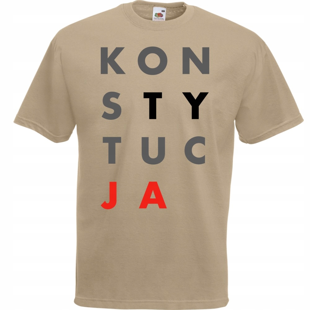 

koszulka konsTYtucJA demokracja duży nadruk A3 S
