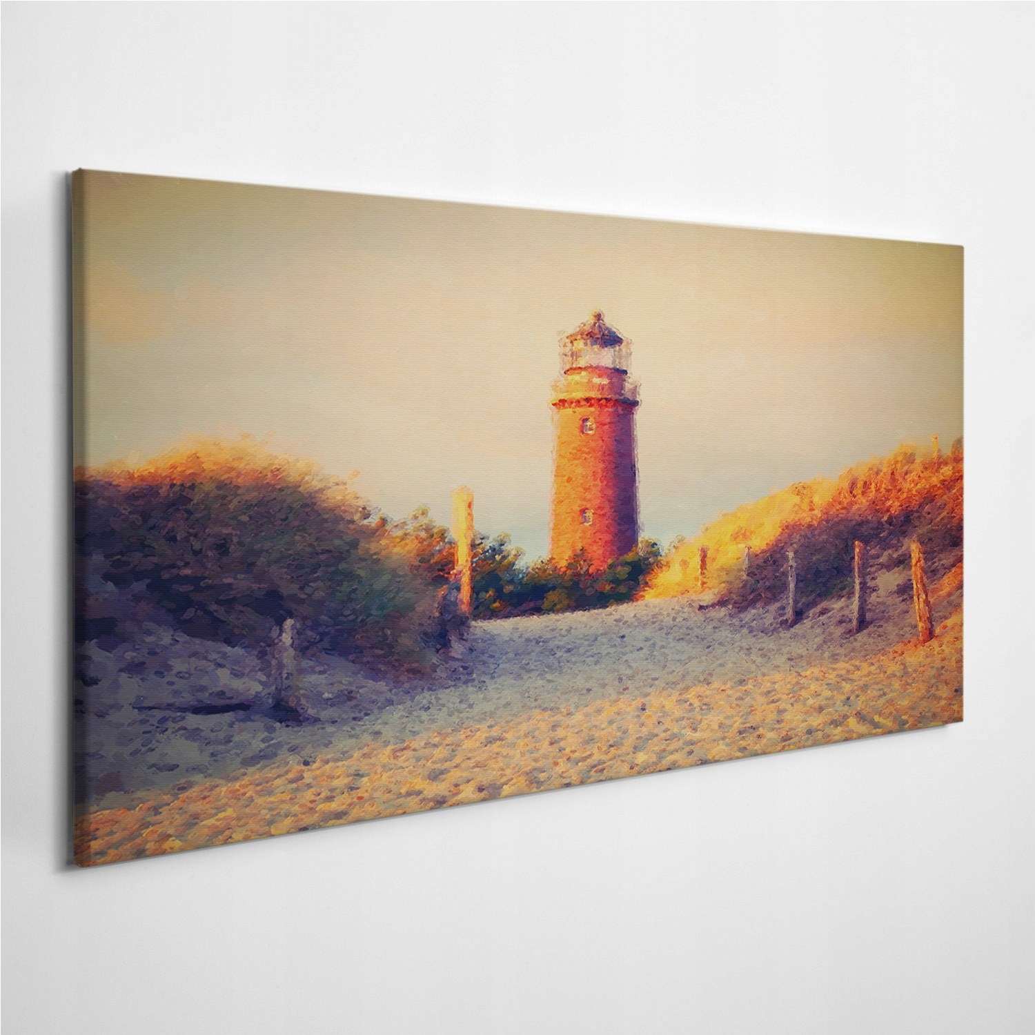 

Fotoobraz na ścianę Latarnia Morska Piasek 120x60