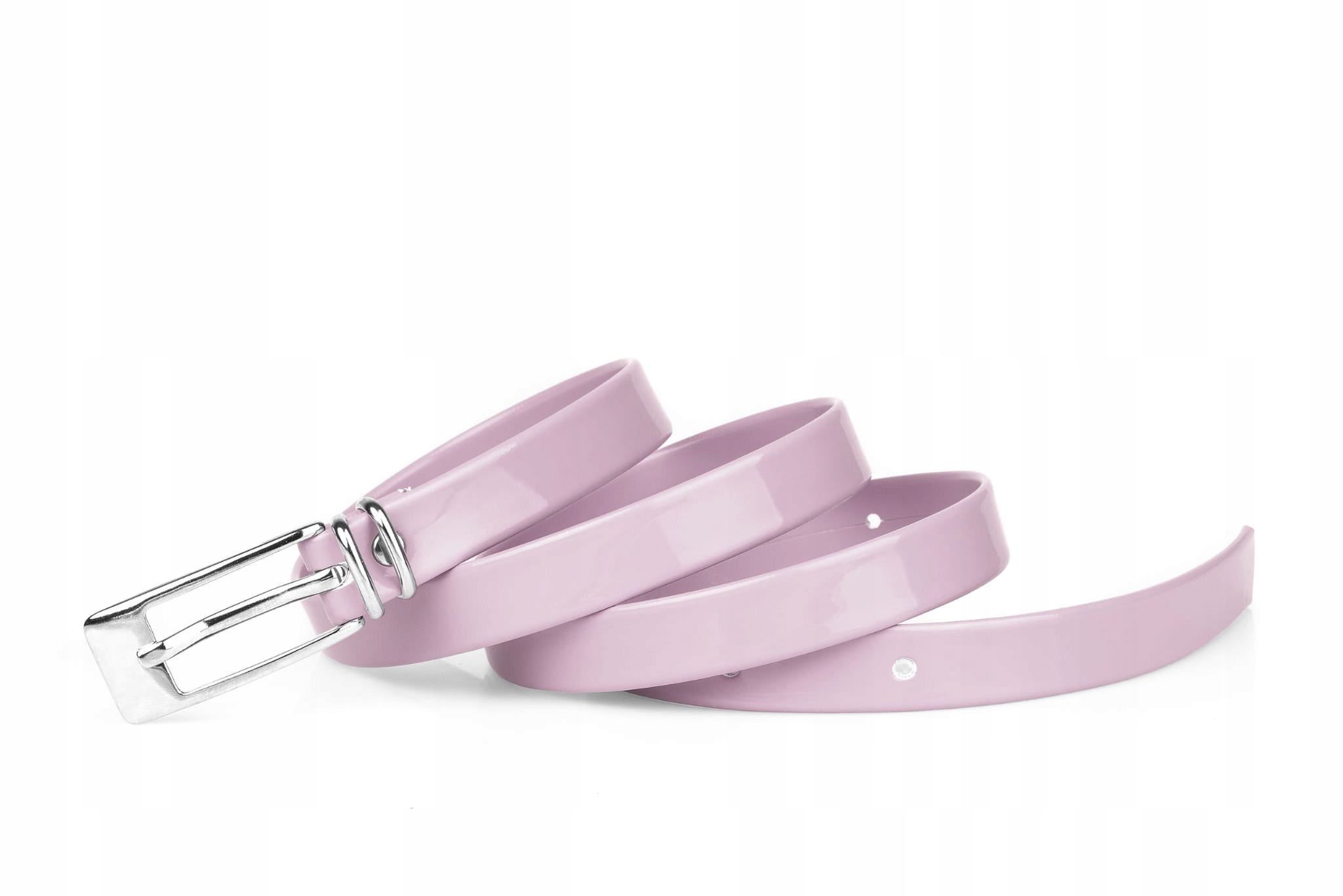 

Pasek damski klasyczny różowy lakier 1,5 cm