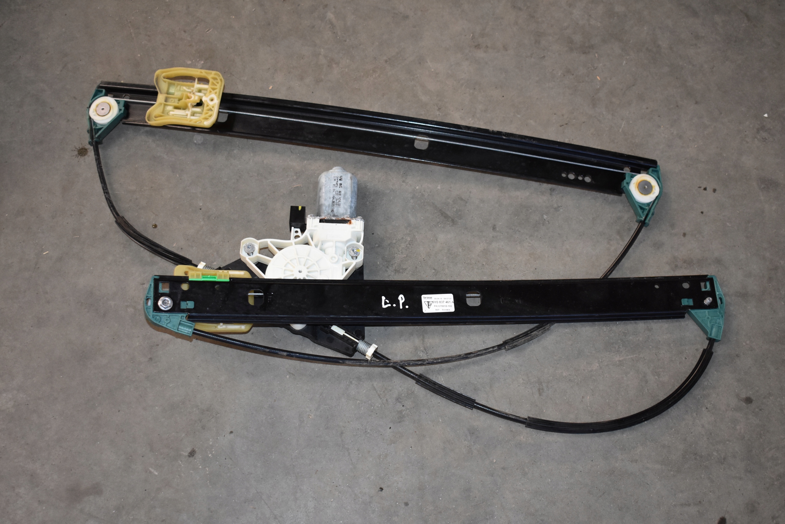 IDEALNY mechanism engine window regulator left front PORSCHE CAYENNE 9Y 1
