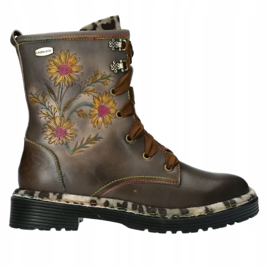 Dámské kotníkové boty Laura Vita Incaso 40 taupe 37, Taupe