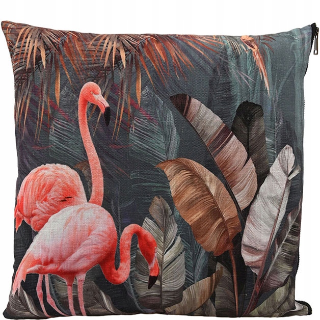 

Poszewka Na Poduszkę Motyw Flaming 45x45cm Ozdobna