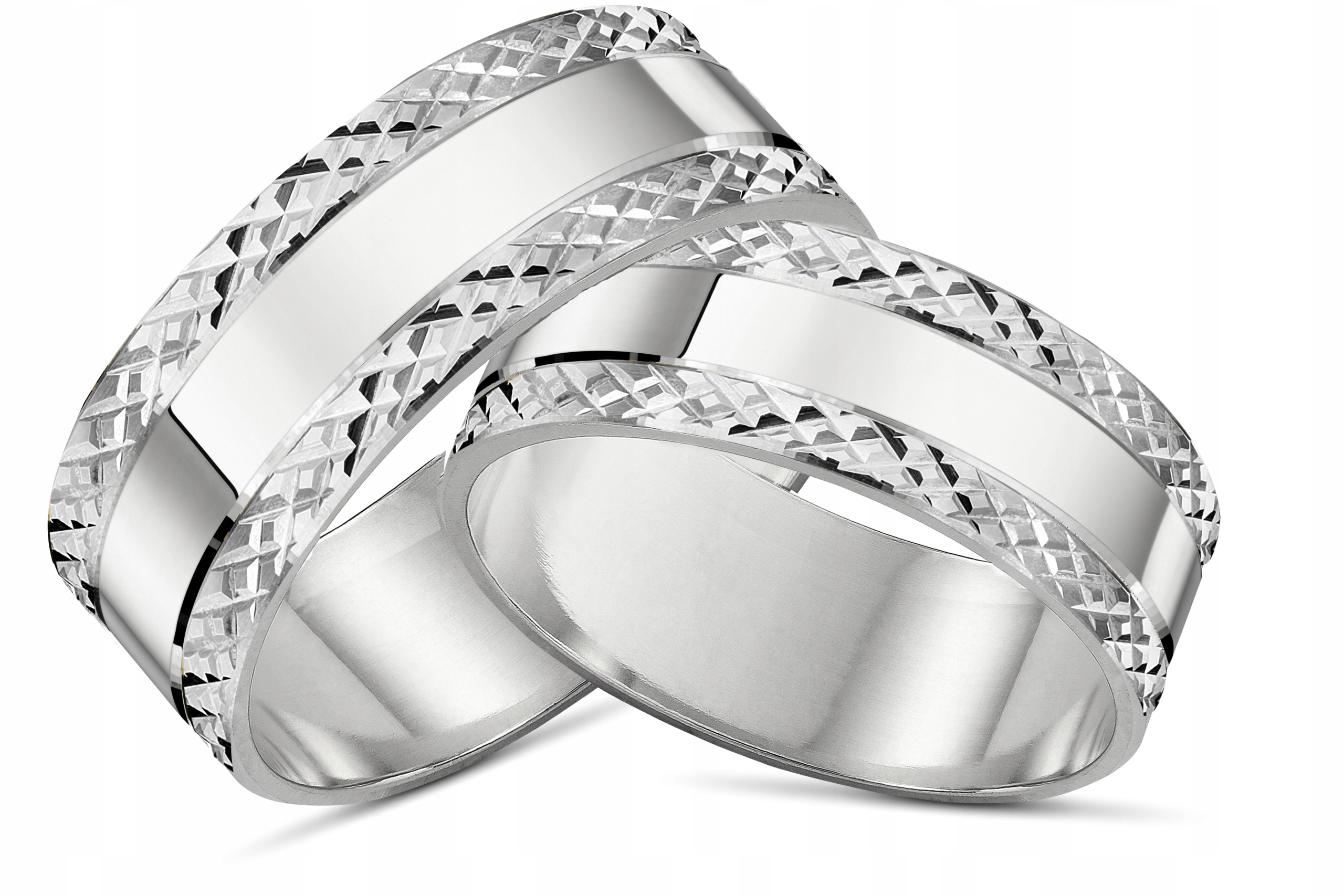 

Obrączka srebrna 925 OB64 szer.8mm