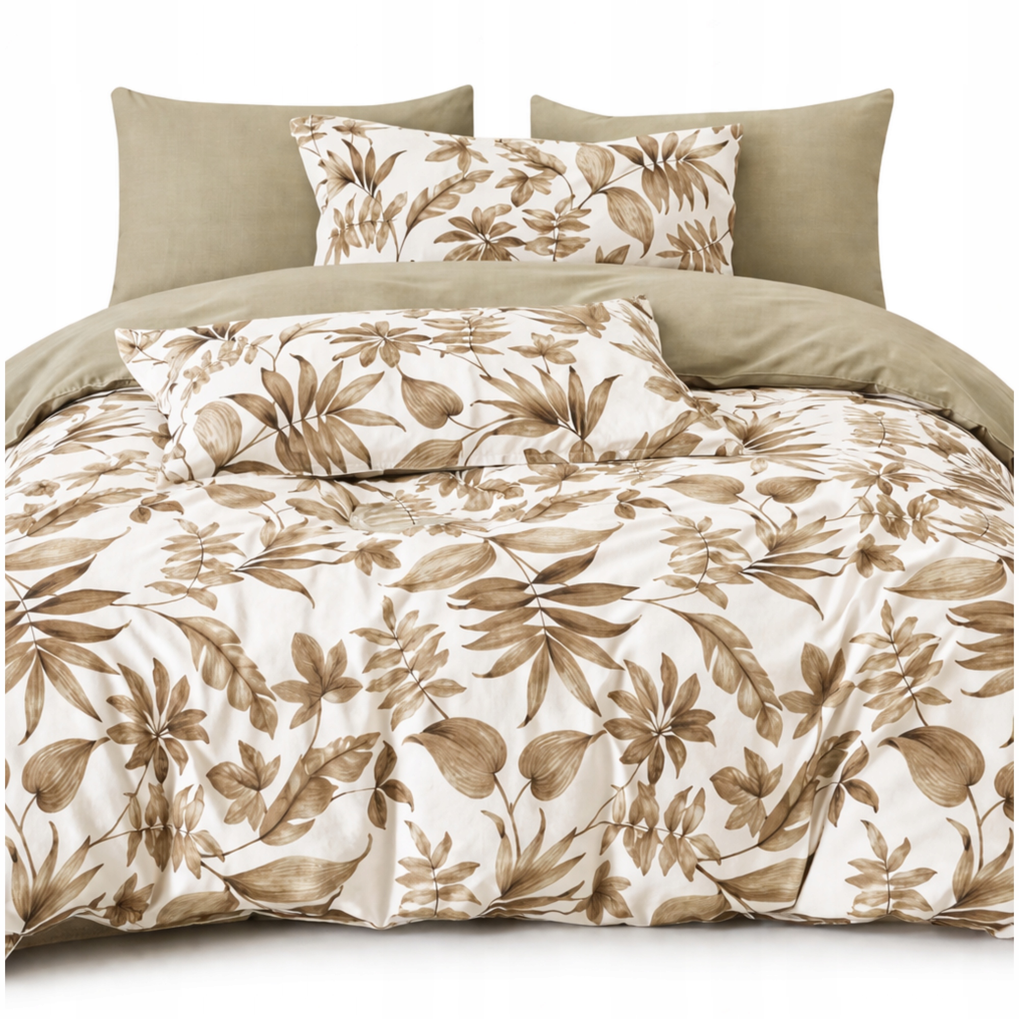 Pościel Bawełniana 160x200 2 Poszewki 70x80 Mengtianzi Dwustronna