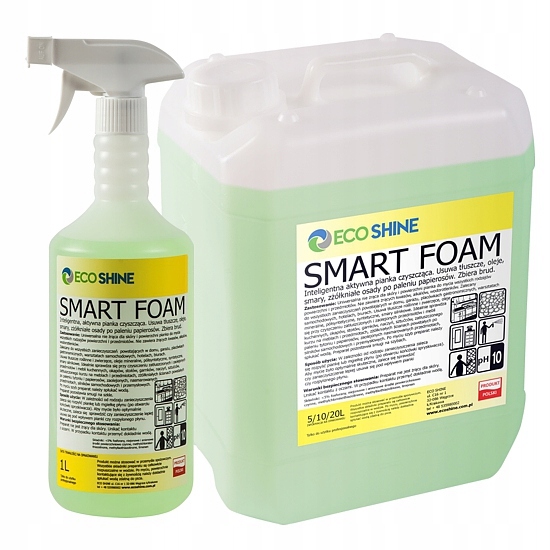 

Eco Shine Smart Foam, Czyści Tłuszcz! - 5l