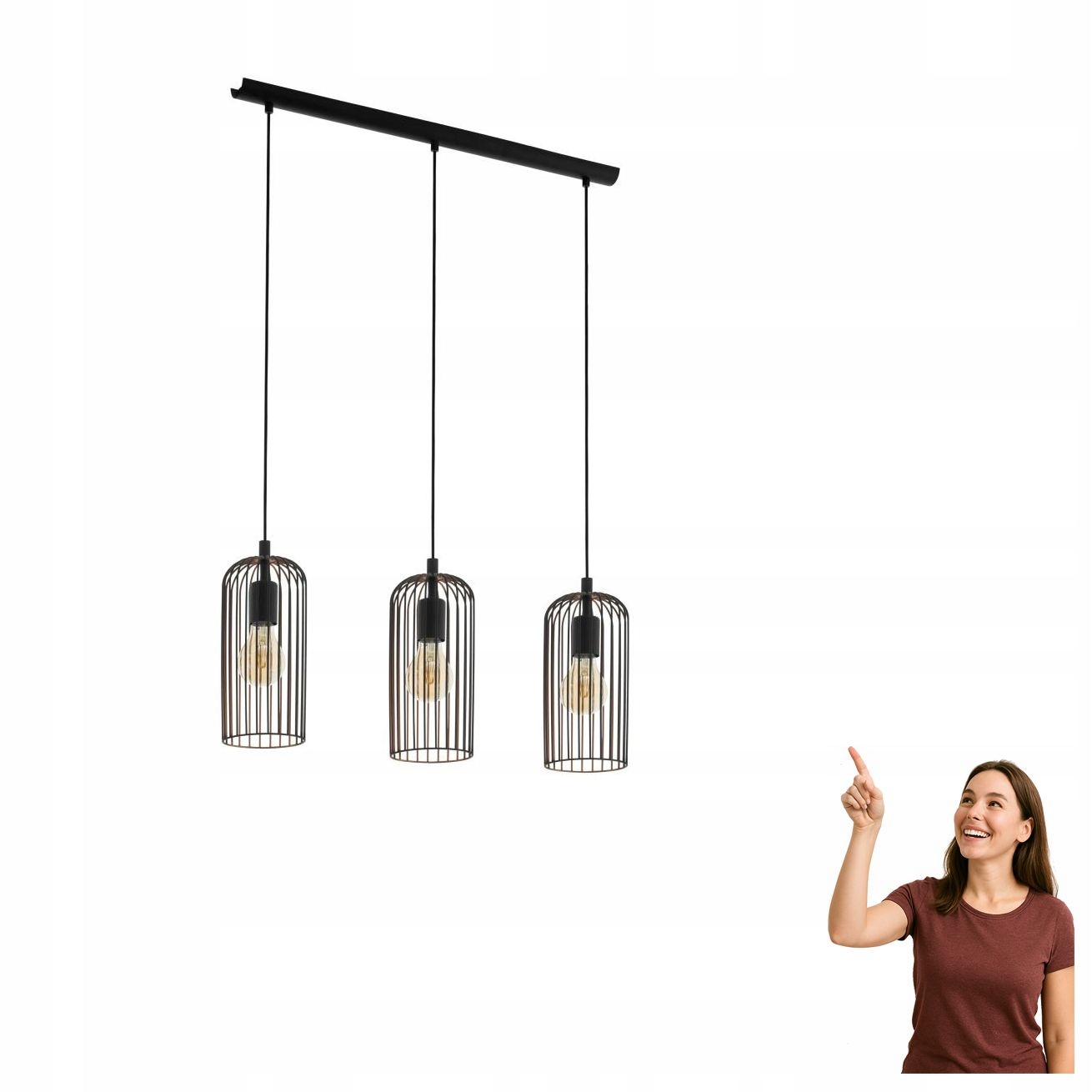 Závesná lampa Roccamena 49645 Eglo