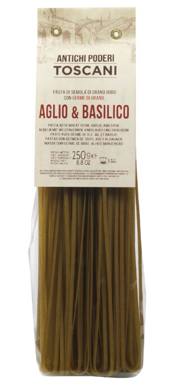 3x Těstoviny Aglio&Basilico 250 g Antichi Poderi Toscani