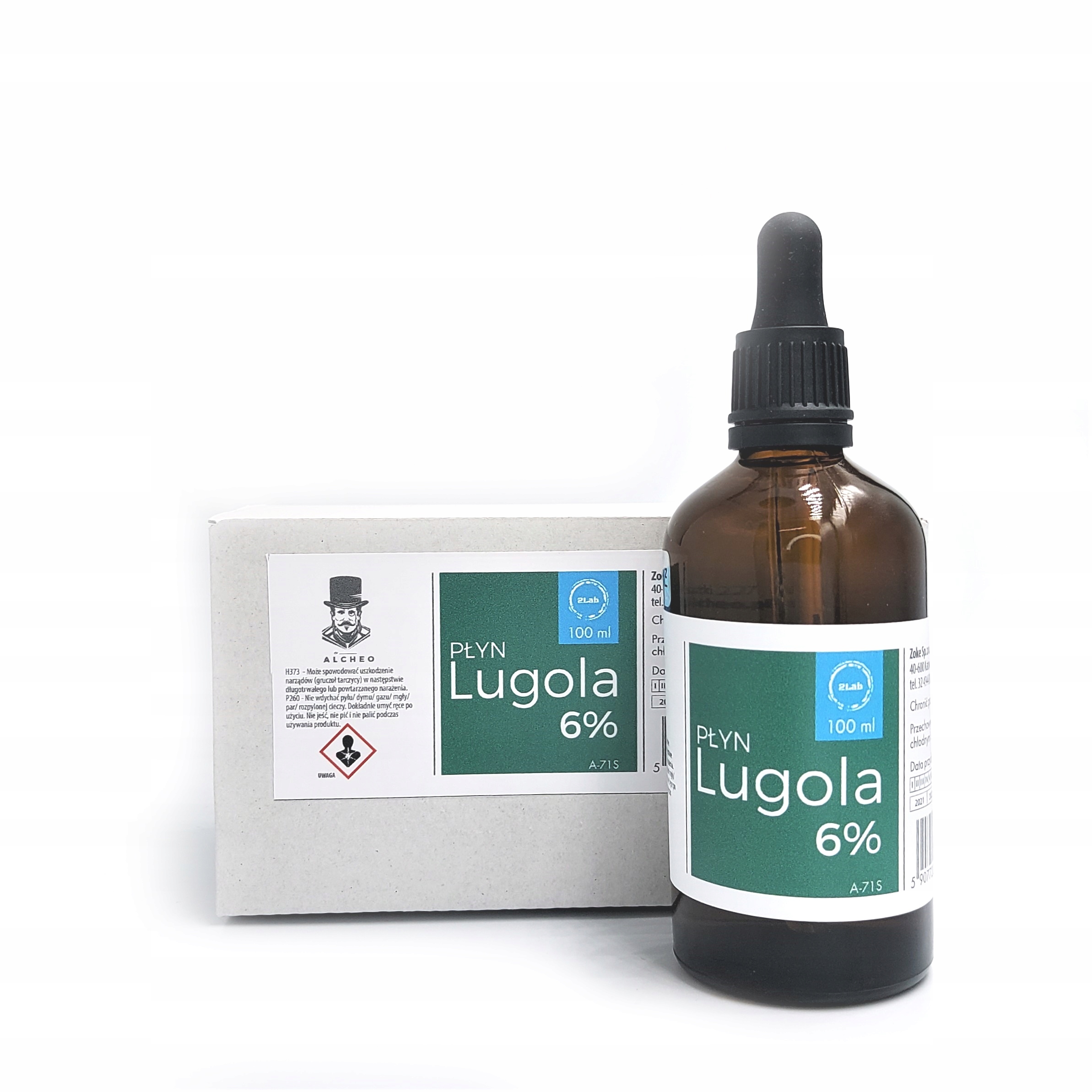 

Płyn Lugola 6% - 100ml Ultraczysty. Dr Alcheo
