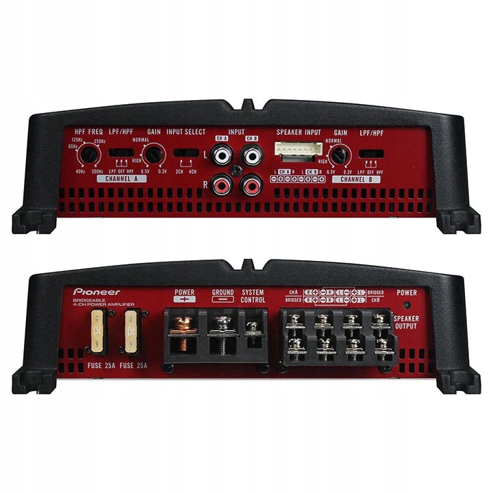 

Pioneer GM-A6704 Wzmacniacz 4x250W 4 x Kanał 1000W