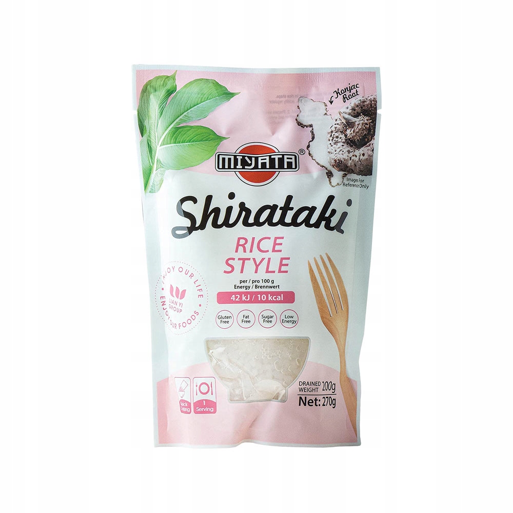 

Makaron Shirataki Ryż z Mąki Konjac 270g Miyata