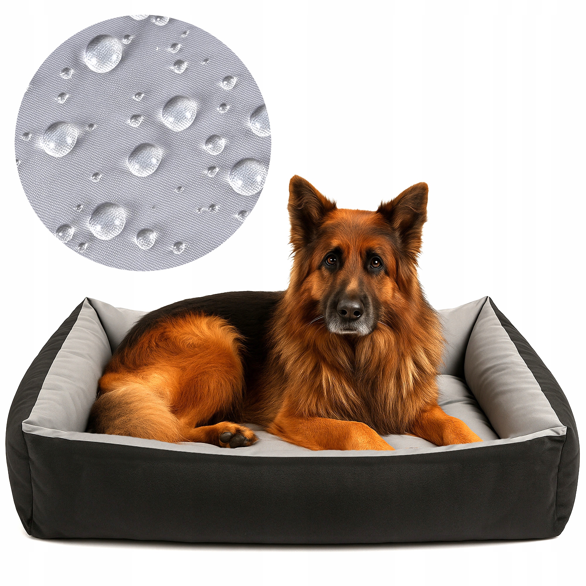 Levně Voděodolný potah pro velké psy 120x90 měkký polštář pelíšek