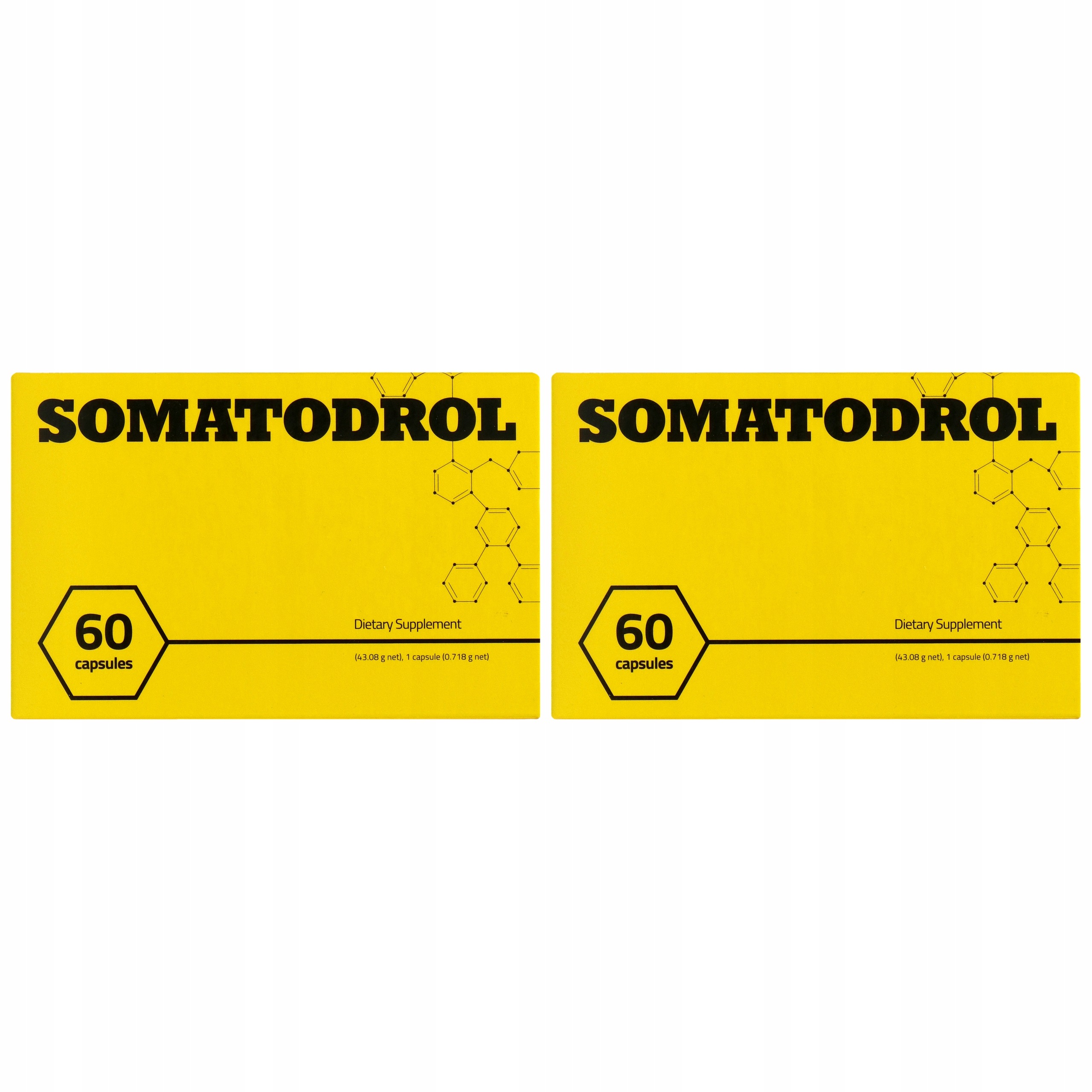 2x Iridium Labs Somatodrol 60 kapslí Silný anabolismus Růst svalové hmoty