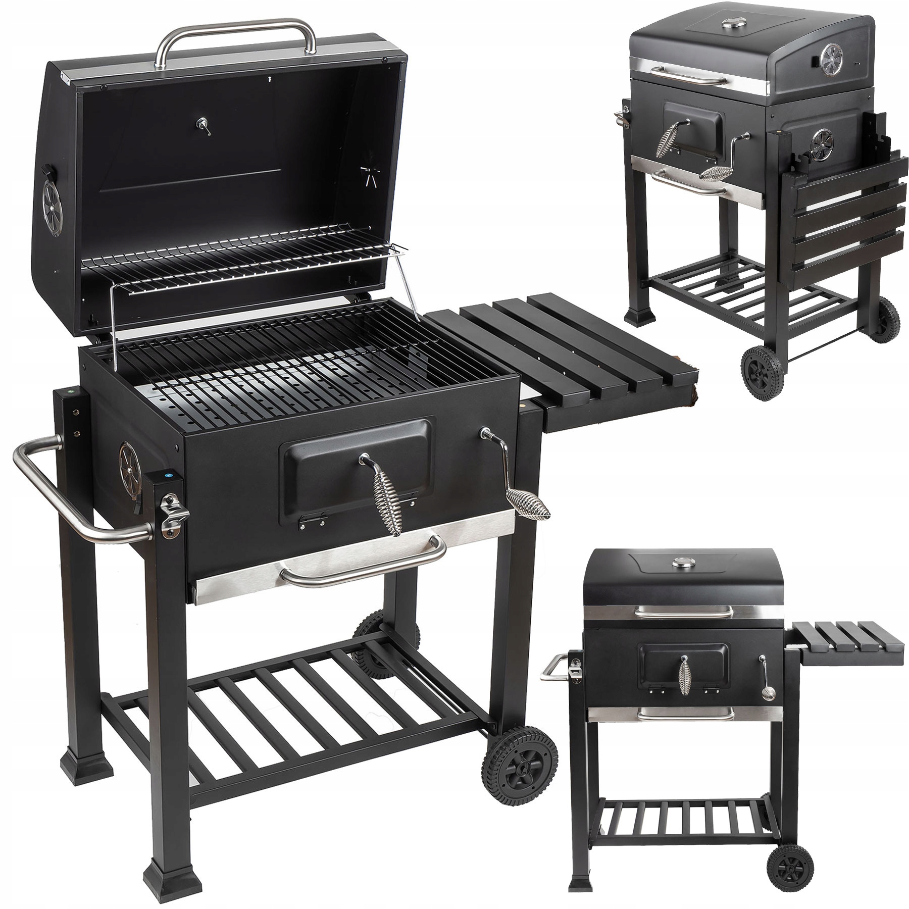 

Grill Gril Węglowy Ogrodowy Duży Ruszt 113X105X55