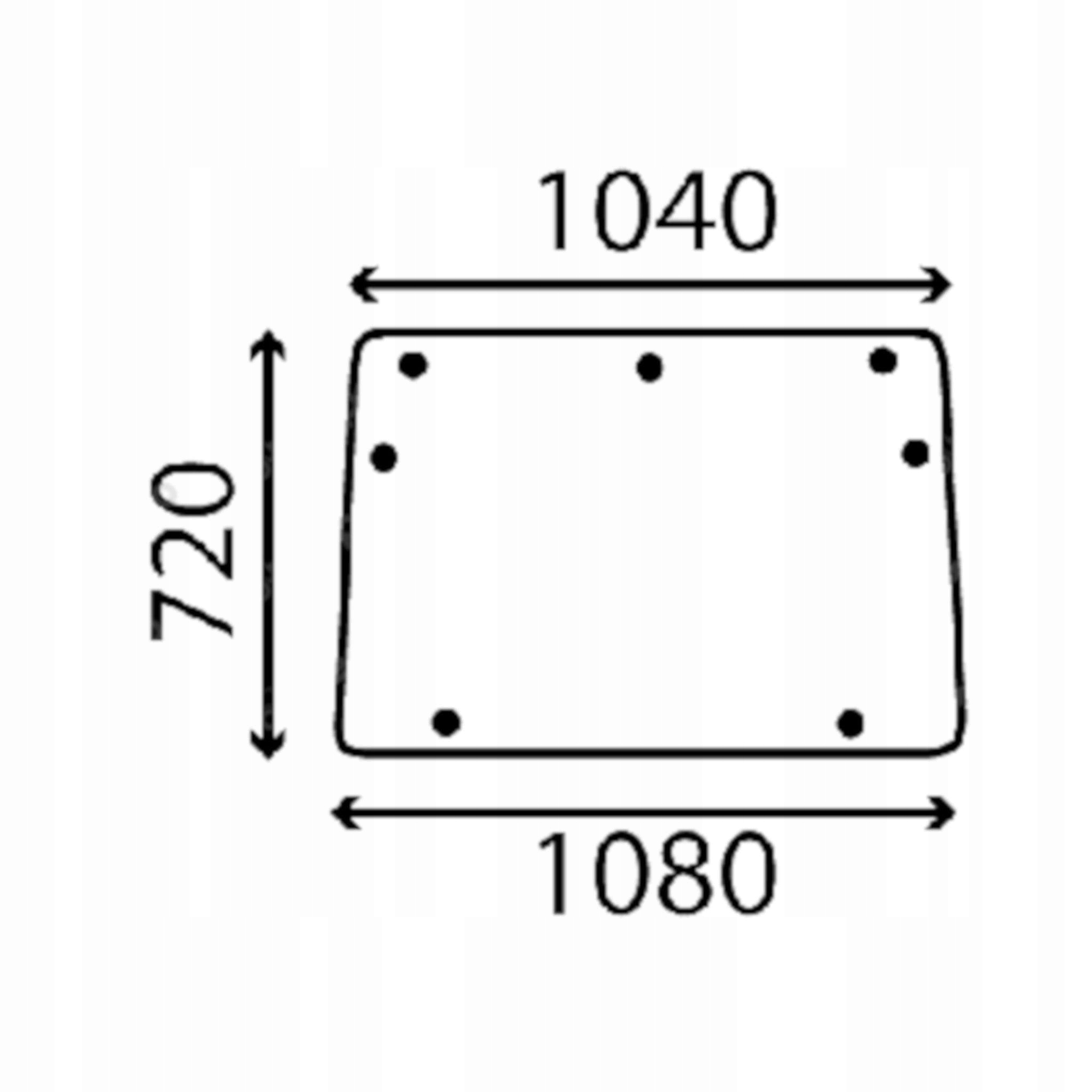 Landini sklo, Massey Ferguson přední 3535247M1