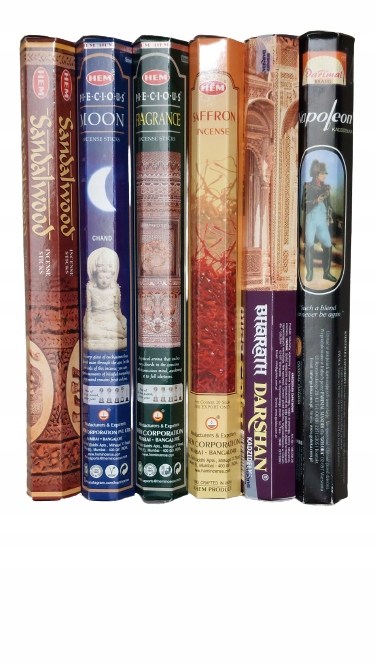 

Kadzidełka Zestaw 6 Zapachów Hem 118 szt. Kadzidła