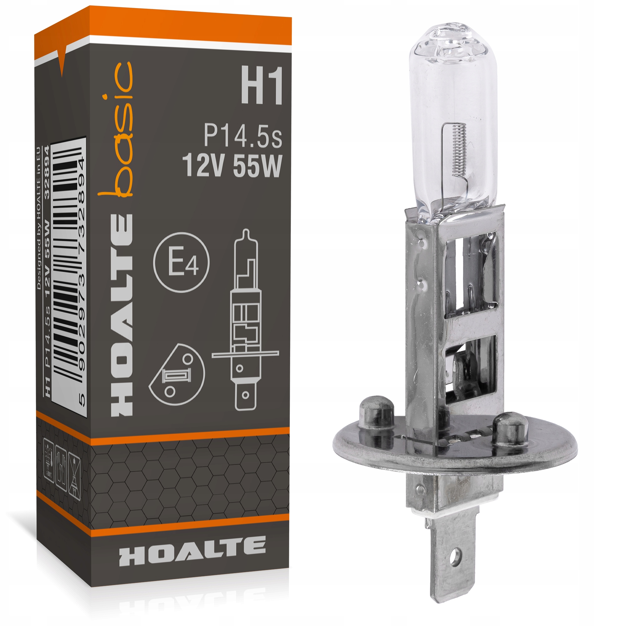

Żarówka H1 12V 55W Clear P14.5s Hoalte Basic E4