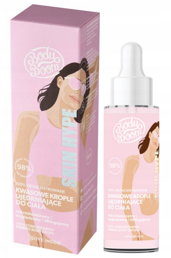 KWASOWE KROPLE DO CIAŁA WYGŁADZAJĄCO LIFTINGUJĄCE Z ALGAMI BODY BOOM